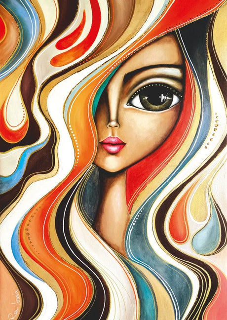 Wavy Hair Girl 1000 Piece Jigsaw Puzzle | Magnolia - Jigsaw Puzzles - The Puzzle Center