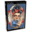 Box for We Can Do It jigsaw puzzle by JaCaRou Puzzles with bold colors and empowering design - jigsaw puzzle for adults.