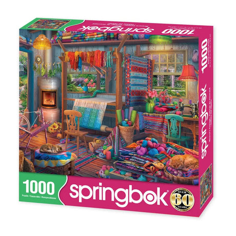 Weavers Cottage 1000 Piece Jigsaw Puzzle | Springbok Puzzles - Springbok Puzzles - Jigsaw Puzzles - The Puzzle Center