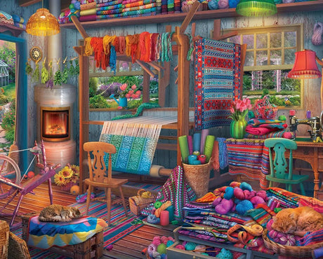 Weavers Cottage 1000 Piece Jigsaw Puzzle | Springbok Puzzles - Springbok Puzzles - Jigsaw Puzzles - The Puzzle Center