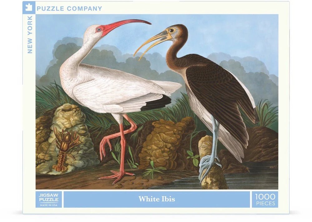 White Ibis 1000 Piece Jigsaw Puzzle | New York Puzzle Company - Jigsaw Puzzles - The Puzzle Center