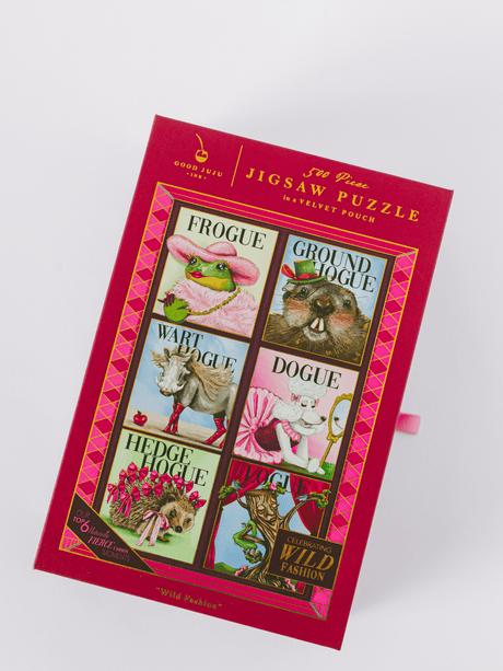 Wild Fashion 500 Piece Jigsaw Puzzle | Good Juju Ink - Jigsaw Puzzles - The Puzzle Center
