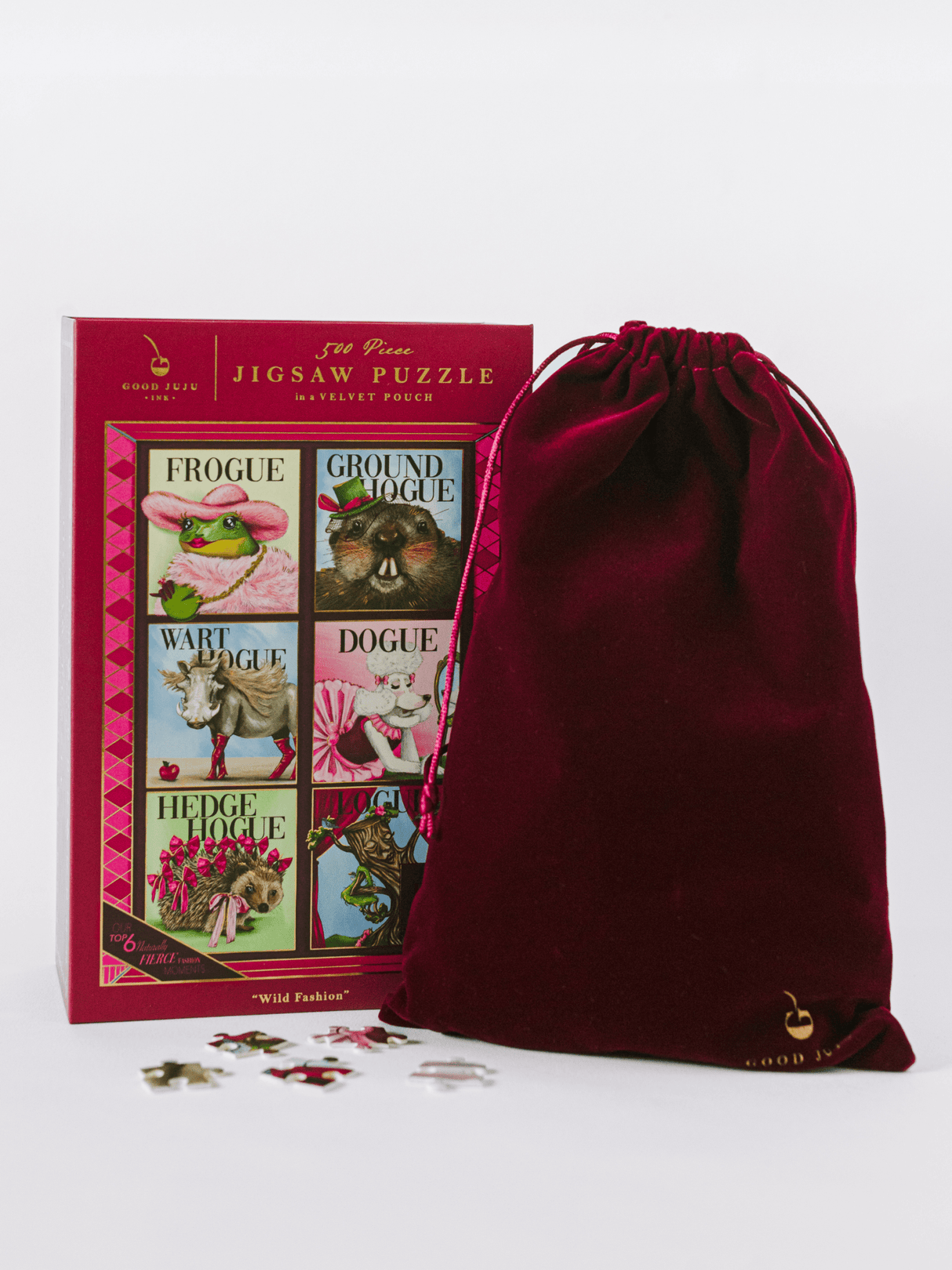 Wild Fashion 500 Piece Jigsaw Puzzle | Good Juju Ink - Jigsaw Puzzles - The Puzzle Center