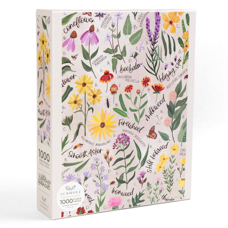 Wildflower Botanicals 1000 Piece Jigsaw Puzzle | 1Canoe2 - Jigsaw Puzzles - The Puzzle Center