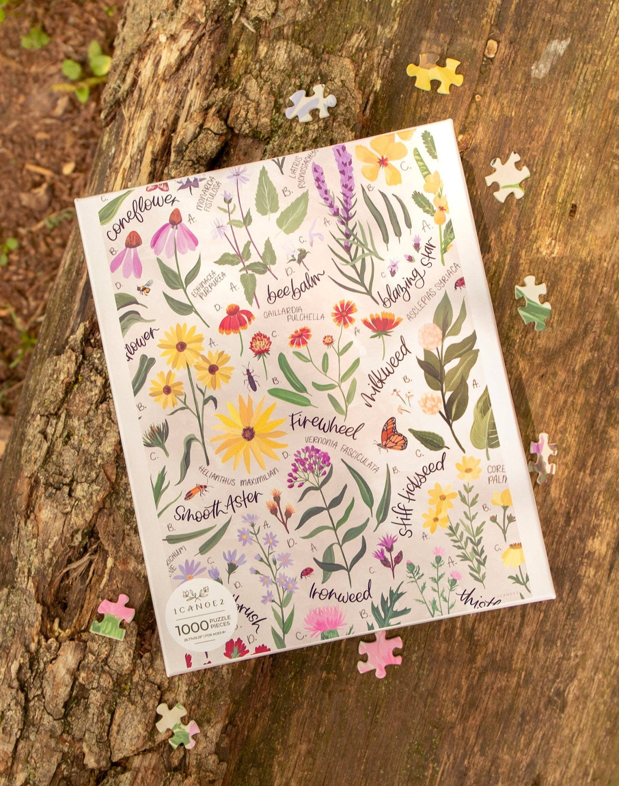 Wildflower Botanicals 1000 Piece Jigsaw Puzzle | 1Canoe2 - Jigsaw Puzzles - The Puzzle Center