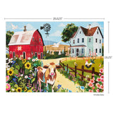 Wildflower Farm 1000 Piece Jigsaw Puzzle | WerkShoppe - Jigsaw Puzzles - The Puzzle Center