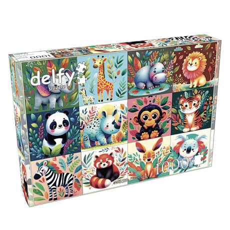 Wildlife Diversity 1000 Piece Jigsaw Puzzle | Delfy Puzzles - Jigsaw Puzzles - The Puzzle Center
