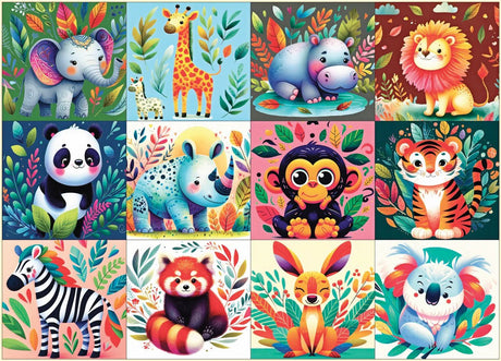 Wildlife Diversity 1000 Piece Jigsaw Puzzle | Delfy Puzzles - Jigsaw Puzzles - The Puzzle Center