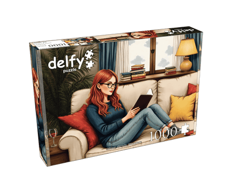 Wine, Words, Wonder 1000 Piece Jigsaw Puzzle | Delfy Puzzles - Jigsaw Puzzles - The Puzzle Center