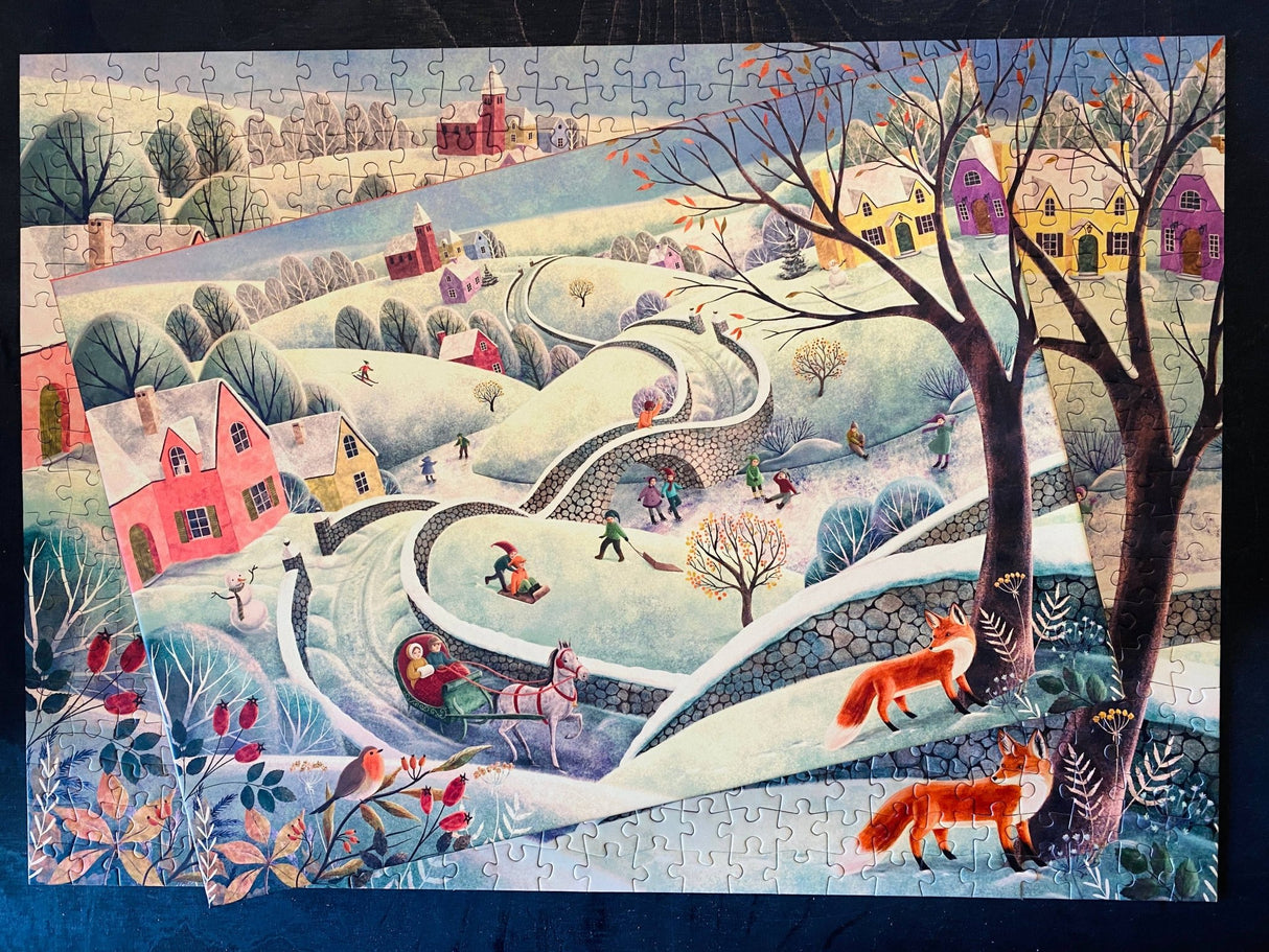 Winter Fun 500 Piece Jigsaw Puzzle | Penny Puzzle - Jigsaw Puzzles - The Puzzle Center
