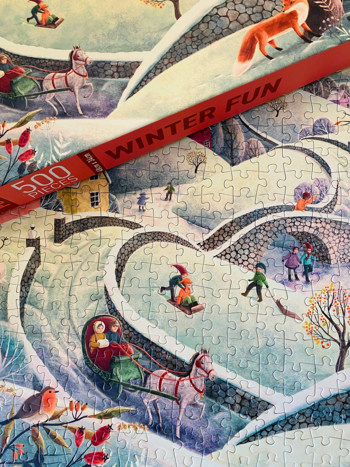 Winter Fun 500 Piece Jigsaw Puzzle | Penny Puzzle - Jigsaw Puzzles - The Puzzle Center