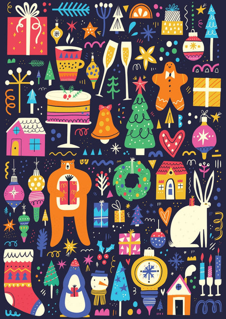 Winter Holidays 1000 Piece Jigsaw Puzzle | Yazz - Jigsaw Puzzles - The Puzzle Center