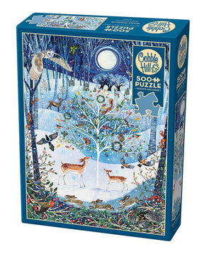 Winter Woodland 500 Piece Jigsaw Puzzle | Cobble Hill - Jigsaw Puzzles - The Puzzle Center