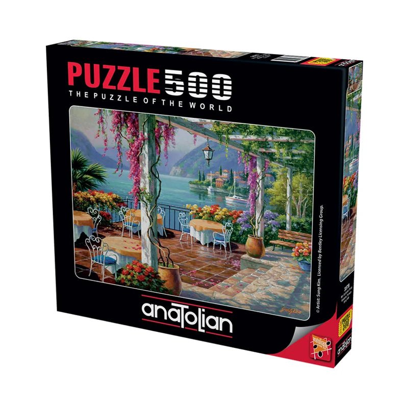 Wisteria Terrace 500 Piece Jigsaw Puzzle | Anatolian - Jigsaw Puzzles - The Puzzle Center