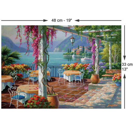 Wisteria Terrace 500 Piece Jigsaw Puzzle | Anatolian - Jigsaw Puzzles - The Puzzle Center