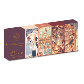 Witch's Coven 4 x 99 Piece Mini Jigsaw Puzzle Set | Reverie - Jigsaw Puzzles - The Puzzle Center