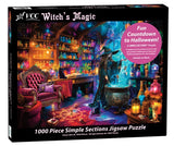 Witch's Magic Simple Sections® 1000 Piece Advent Style Jigsaw Puzzle | Vermont Christmas Co