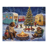 Woodland Christmas Campfire 1000 Piece Jigsaw Puzzle | Springbok Puzzles