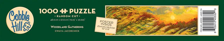 Woodland Gathering 1000 Piece Jigsaw Puzzle | Cobble Hill - Jigsaw Puzzles - The Puzzle Center