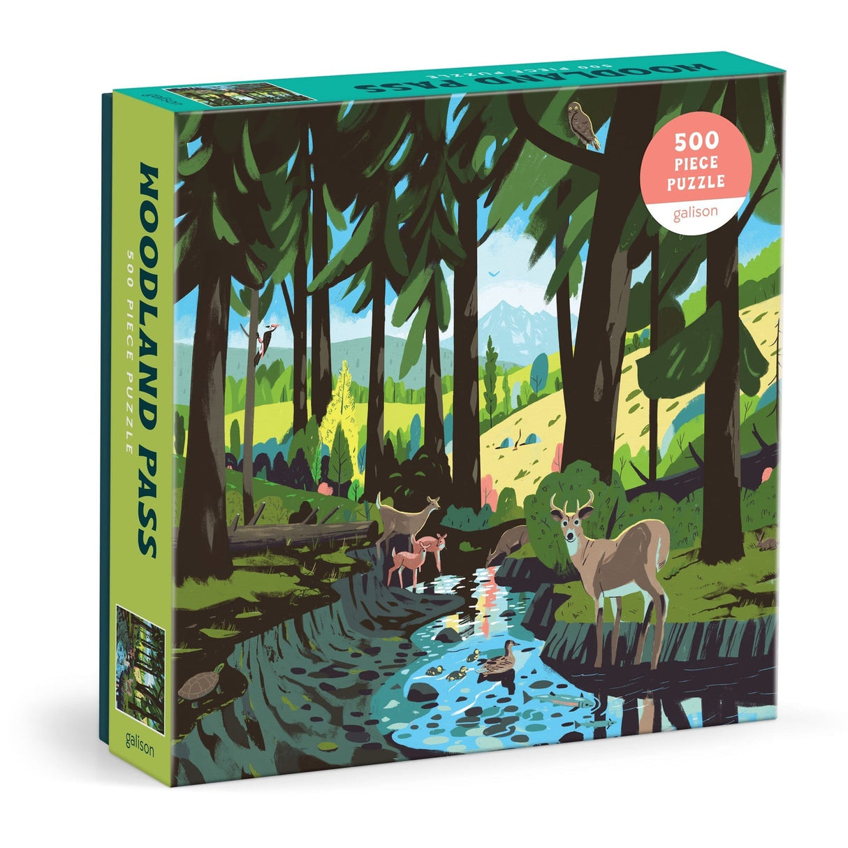 Woodland Pass 500 Piece Jigsaw Puzzle | Galison - Jigsaw Puzzles - The Puzzle Center
