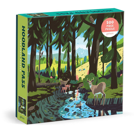 Woodland Pass 500 Piece Jigsaw Puzzle | Galison - Jigsaw Puzzles - The Puzzle Center