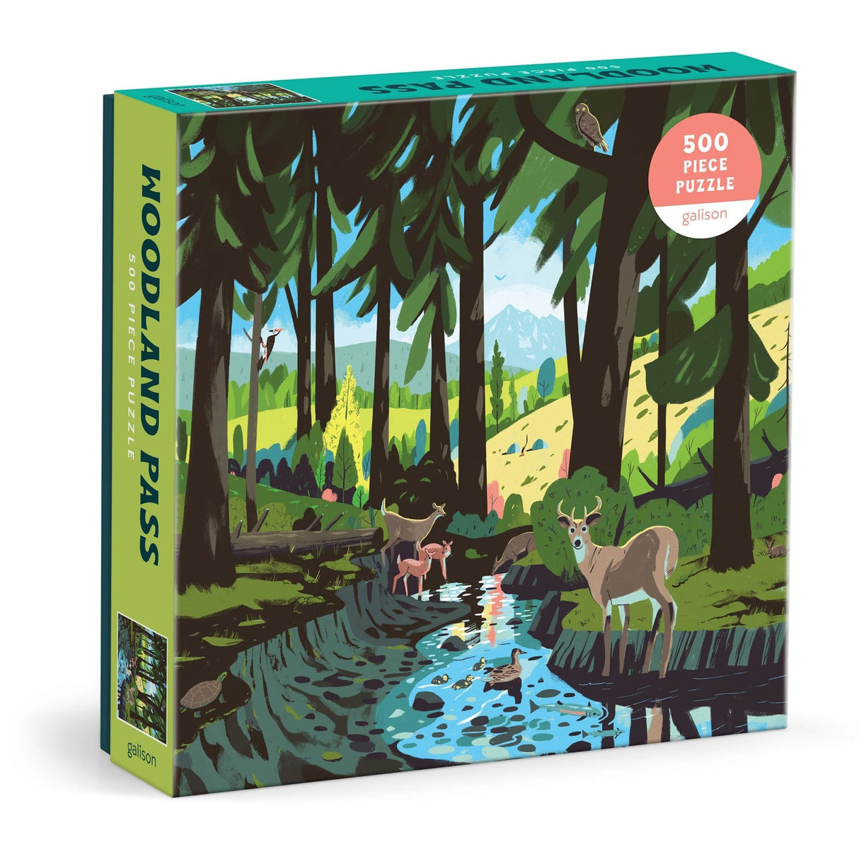 Woodland Pass 500 Piece Jigsaw Puzzle | Galison
