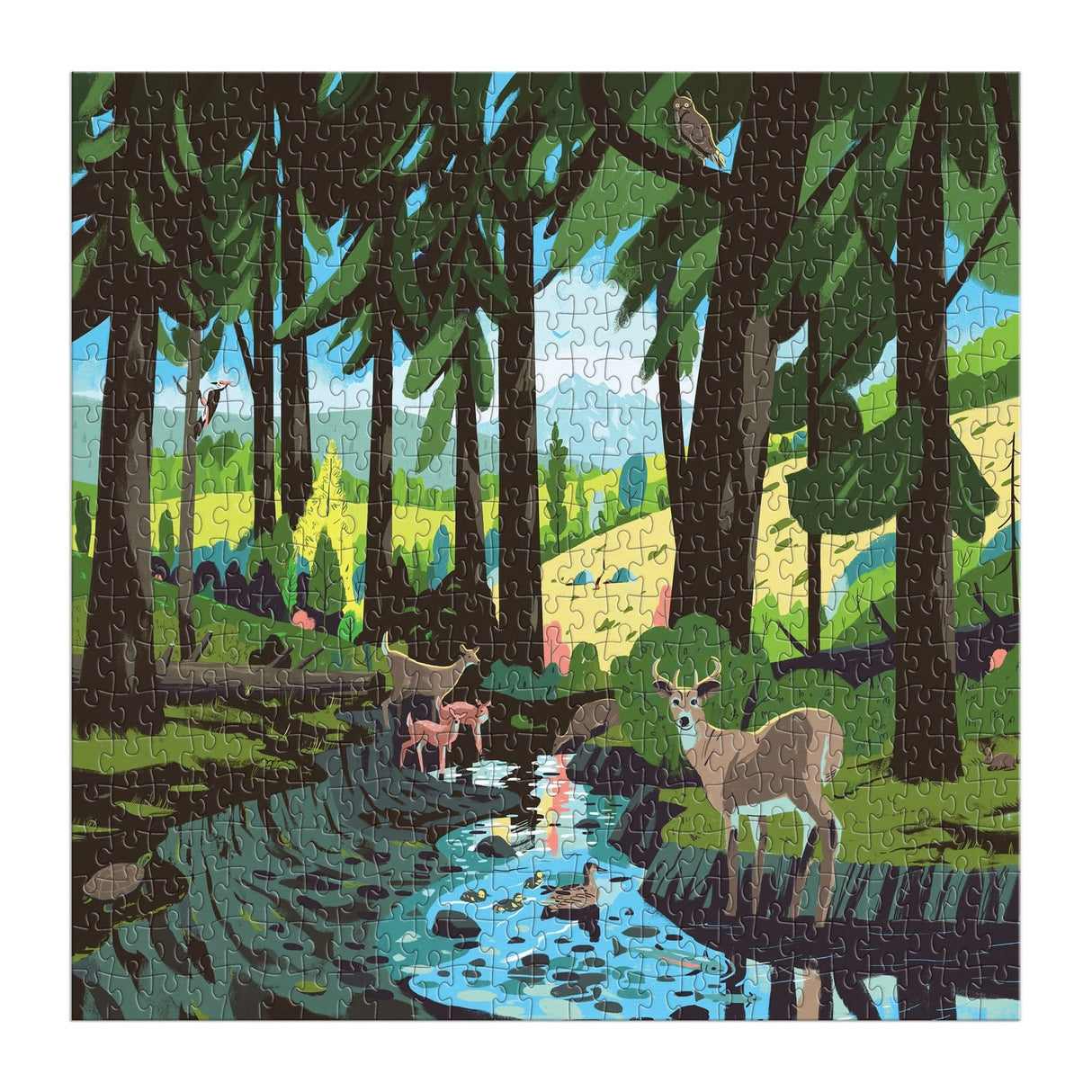 Woodland Pass 500 Piece Jigsaw Puzzle | Galison