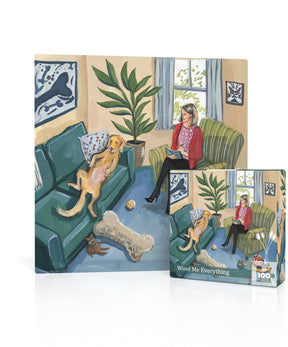 Woof Me Everything Mini 100 Piece Jigsaw Puzzle | New York Puzzle Company - Jigsaw Puzzles - The Puzzle Center