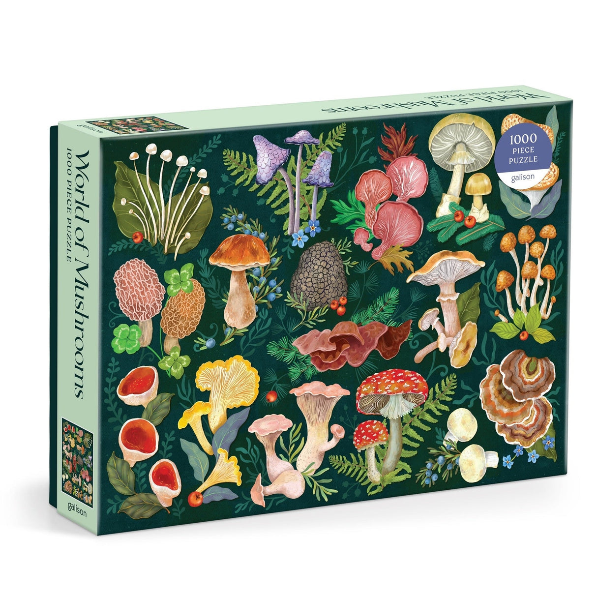 World of Mushrooms 1000 Piece Jigsaw Puzzle | Galison