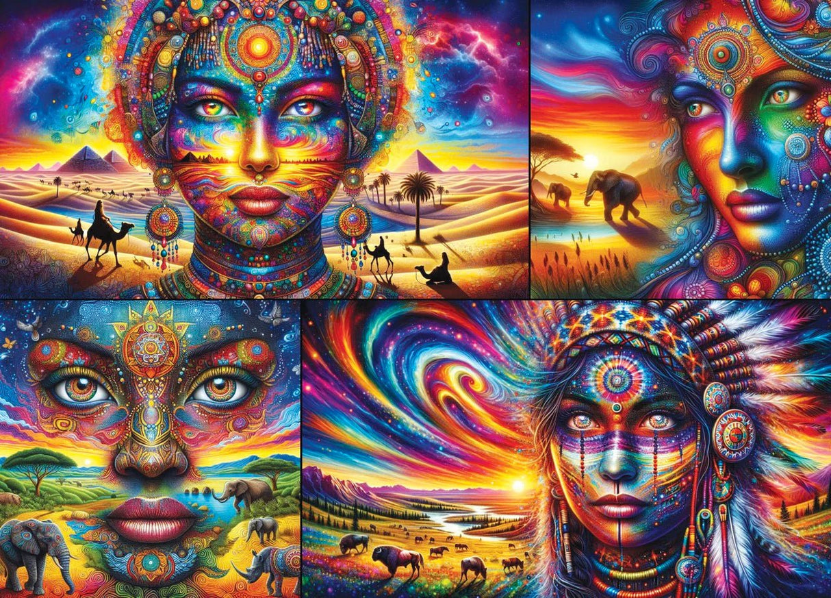 Worldly Godesses 1000 Piece Jigsaw Puzzle | Delfy Puzzles - Jigsaw Puzzles - The Puzzle Center