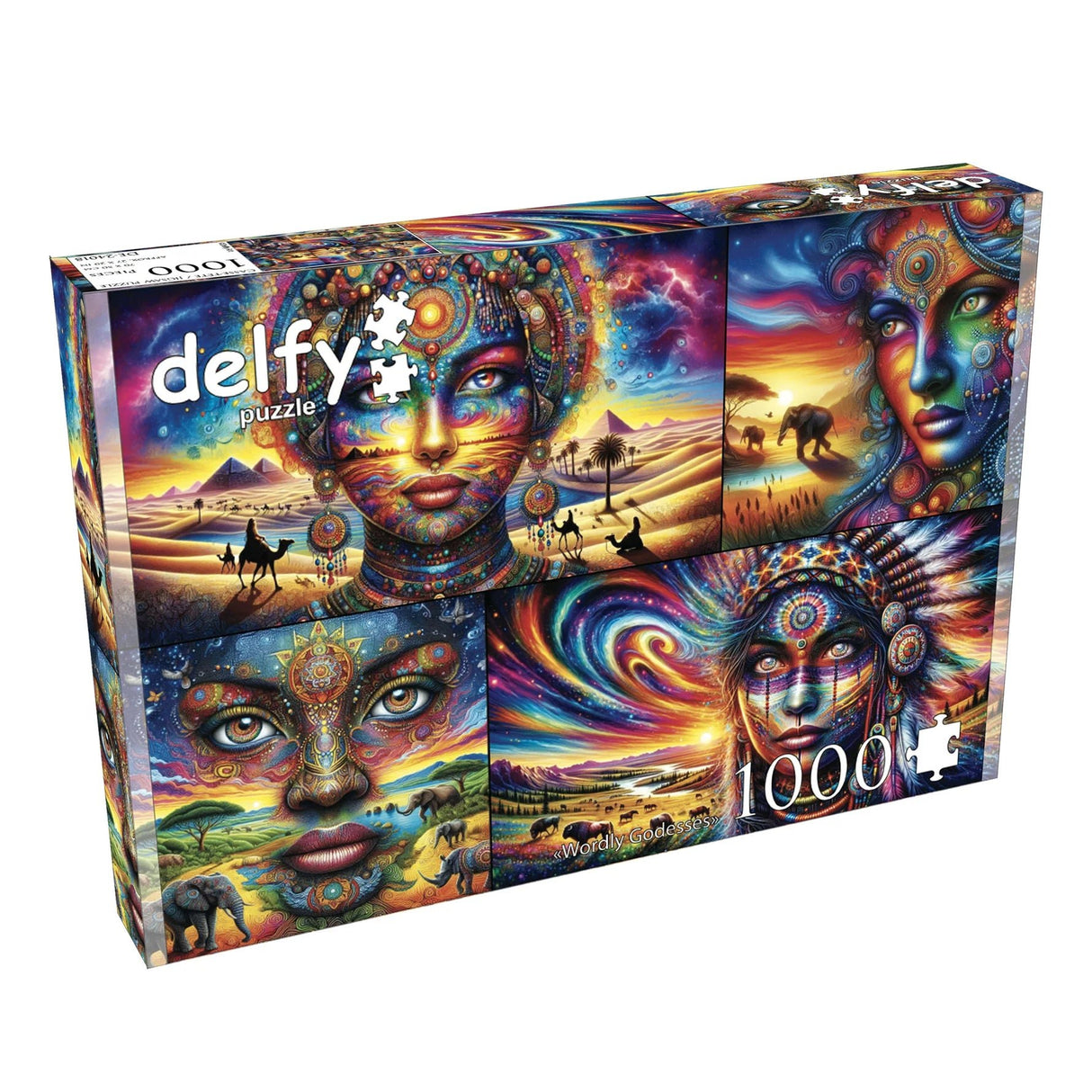 Worldly Godesses 1000 Piece Jigsaw Puzzle | Delfy Puzzles - Jigsaw Puzzles - The Puzzle Center