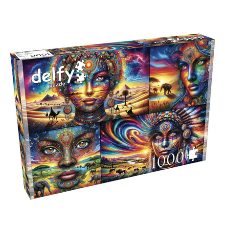 Worldly Godesses 1000 Piece Jigsaw Puzzle | Delfy Puzzles - Jigsaw Puzzles - The Puzzle Center