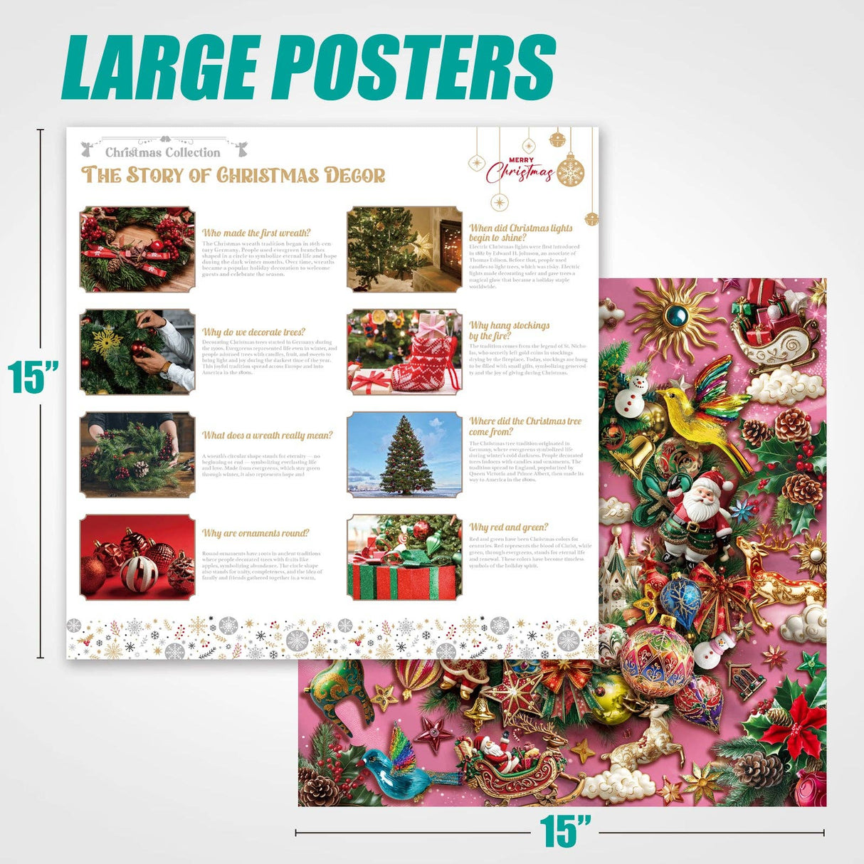 Wreath of Jingle 1000 Piece Jigsaw Puzzle | Antelope Puzzle - Jigsaw Puzzles - The Puzzle Center