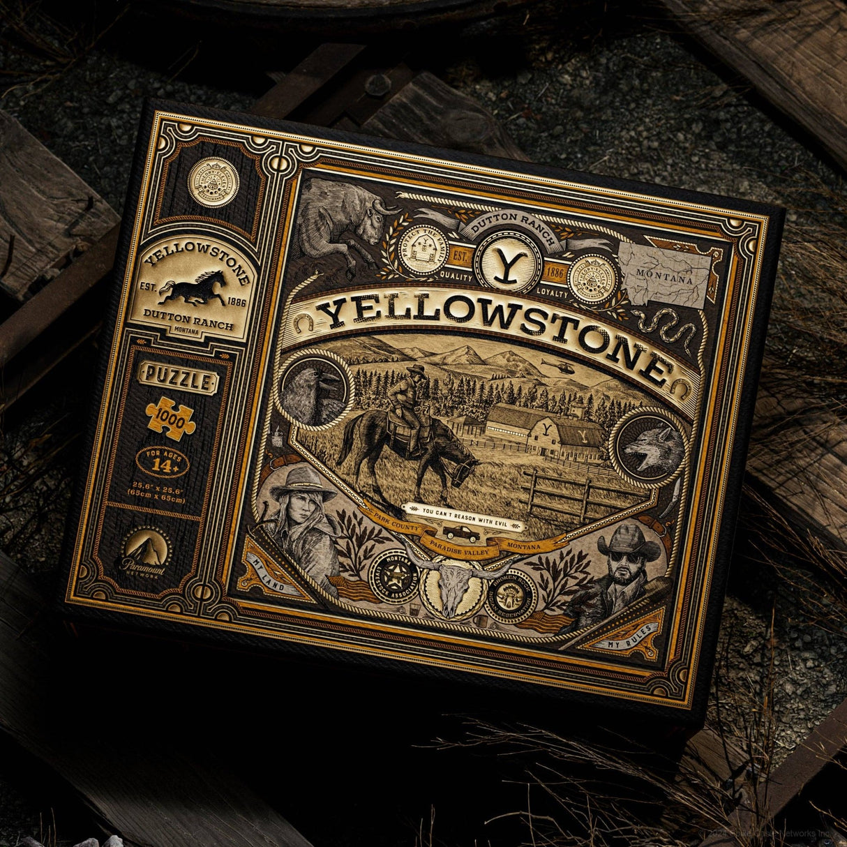 Yellowstone Dutton Ranch 1000 Piece Jigsaw Puzzle | Theory11 - Jigsaw Puzzles - The Puzzle Center