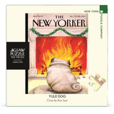 Yule Dog 100 Piece Mini Jigsaw Puzzle | New York Puzzle Company - Jigsaw Puzzles - The Puzzle Center