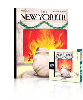Yule Dog 100 Piece Mini Jigsaw Puzzle | New York Puzzle Company - Jigsaw Puzzles - The Puzzle Center