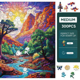 Zion Zen 300 Piece Wooden Jigsaw Puzzle | Trippy Puzzle Co - Jigsaw Puzzles - The Puzzle Center