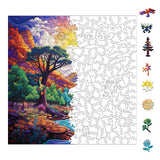 Zion Zen 300 Piece Wooden Jigsaw Puzzle | Trippy Puzzle Co - Jigsaw Puzzles - The Puzzle Center