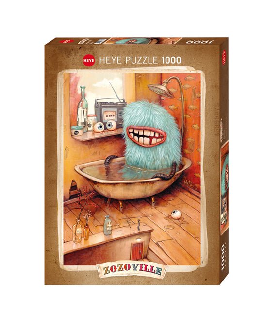 Zozoville Bathtub 1000 Piece Jigsaw Puzzle | Heye - Jigsaw Puzzles - The Puzzle Center