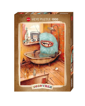 Zozoville Bathtub 1000 Piece Jigsaw Puzzle | Heye - Jigsaw Puzzles - The Puzzle Center