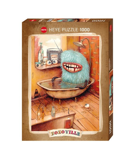 Zozoville Bathtub 1000 Piece Jigsaw Puzzle | Heye - Jigsaw Puzzles - The Puzzle Center